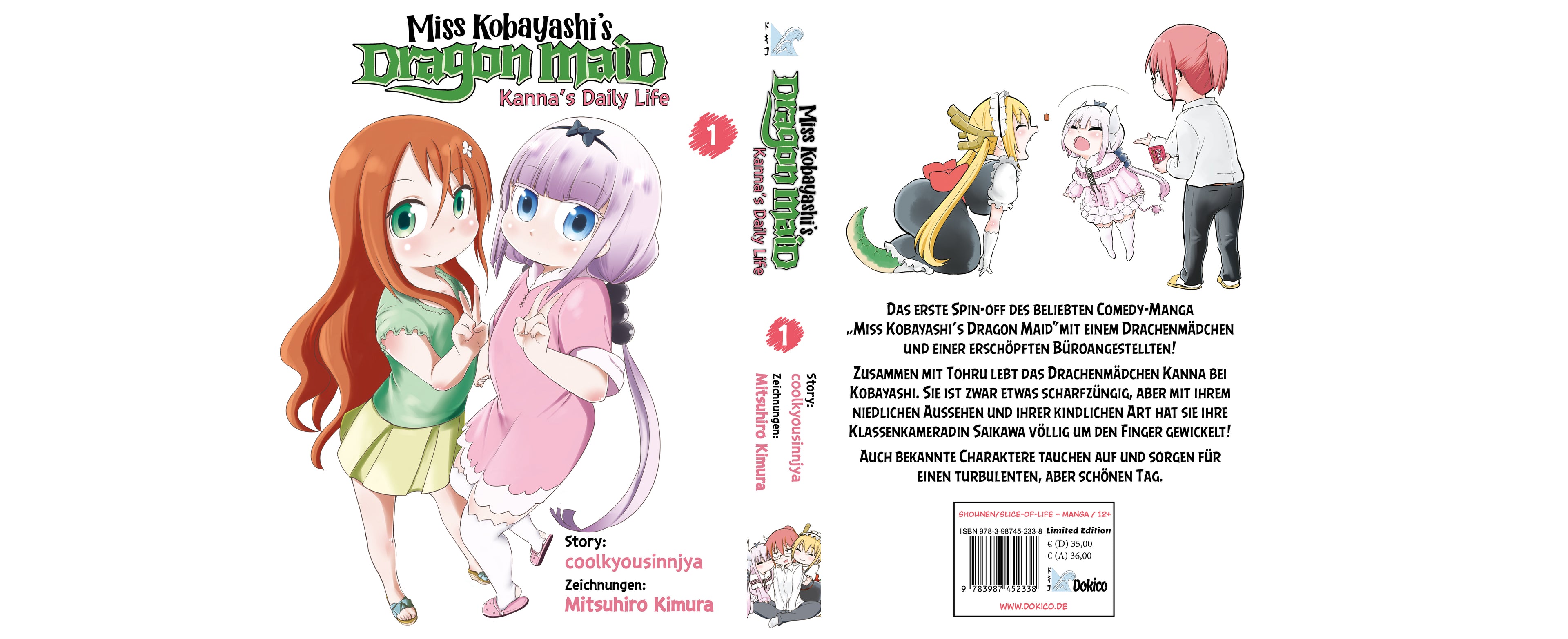 Miss Kobayashi‘s Dragon Maid: Kanna‘s Daily Life (2-in-1), Band 1 – Limited Edition