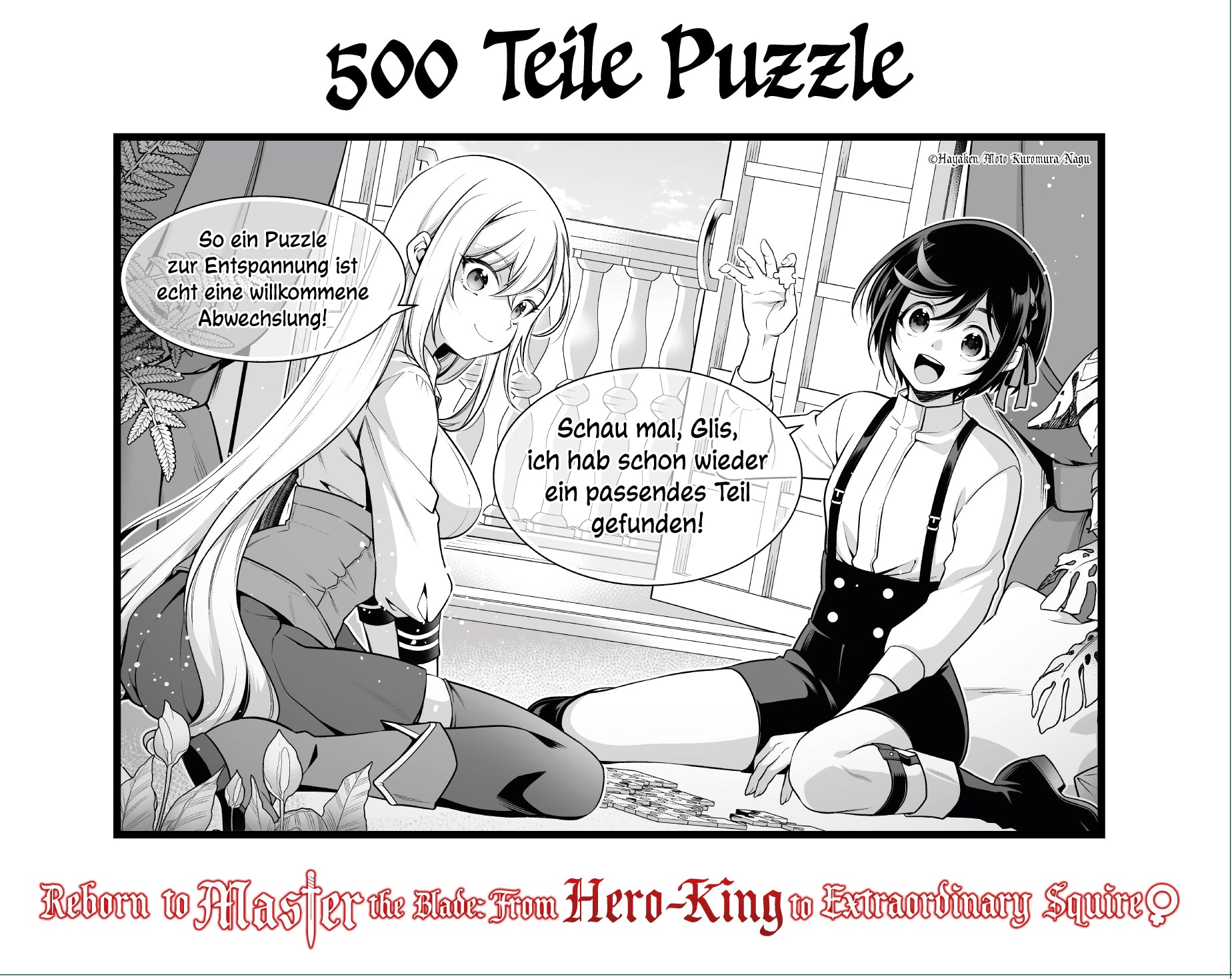 500-Teile Puzzle „Reborn to Master the Blade“