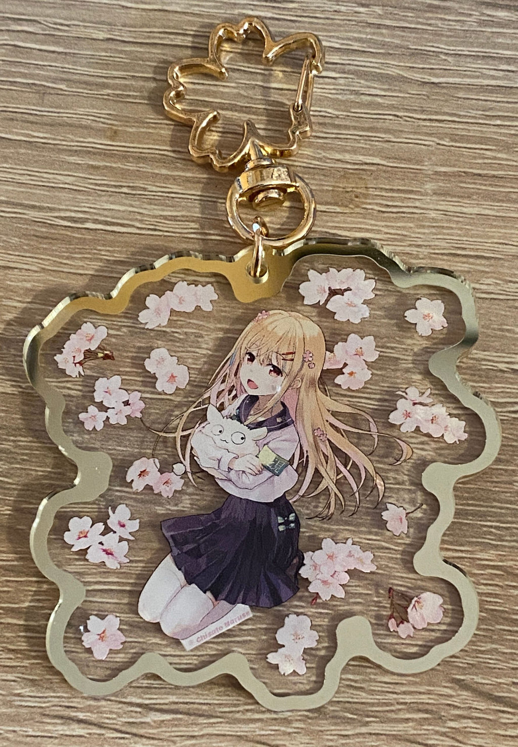Yuzuki Hanami Anhänger Limited Gold-Kissi-Variant-Edition (Chisato Naruse)
